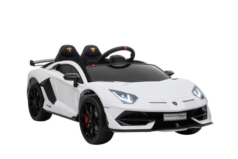 TPFLiving Elektro-Kinderauto Lamborghini Aventador SVJ Doppelsitzer - Kinderauto - Elektroauto - Ledersitz und Sicherheitsgurt TPFLiving Elektro-Kinderauto Lamborghini Aventador SVJ Doppelsitzer - Kinderauto - Elektroauto - Ledersitz und Sicherheitsgurt
