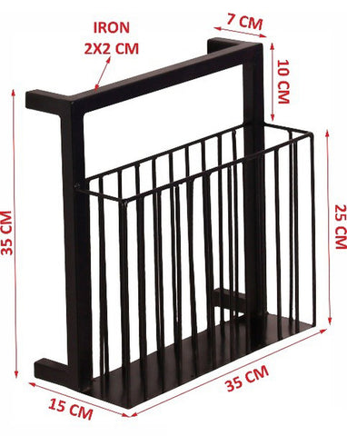 TPFLiving Weinregal-Set, 2-teilig Metall antikschwarz