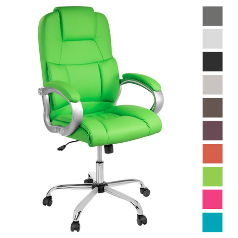 TPFLiving Premium XXL-Bürostuhl DENVER, belastbar bis 210kg Kunstleder