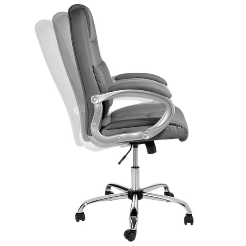 TPFLiving Premium XXL-Bürostuhl DENVER, belastbar bis 210kg Kunstleder