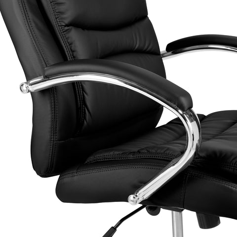 TPFLiving Premium XXL-Bürostuhl QUEENS, belastbar bis 210kg Kunstleder