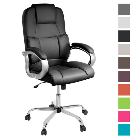 TPFLiving Premium XXL-Bürostuhl DENVER, belastbar bis 210kg Kunstleder