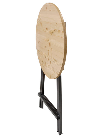 TPFGarden Party Stehtisch ZÜLPICH aus Metall + Holz (Nadelholz) 78cm