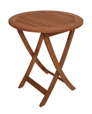 TPFGarden Klapptisch SIDNEY 65cm rund aus Eukalyptusholz