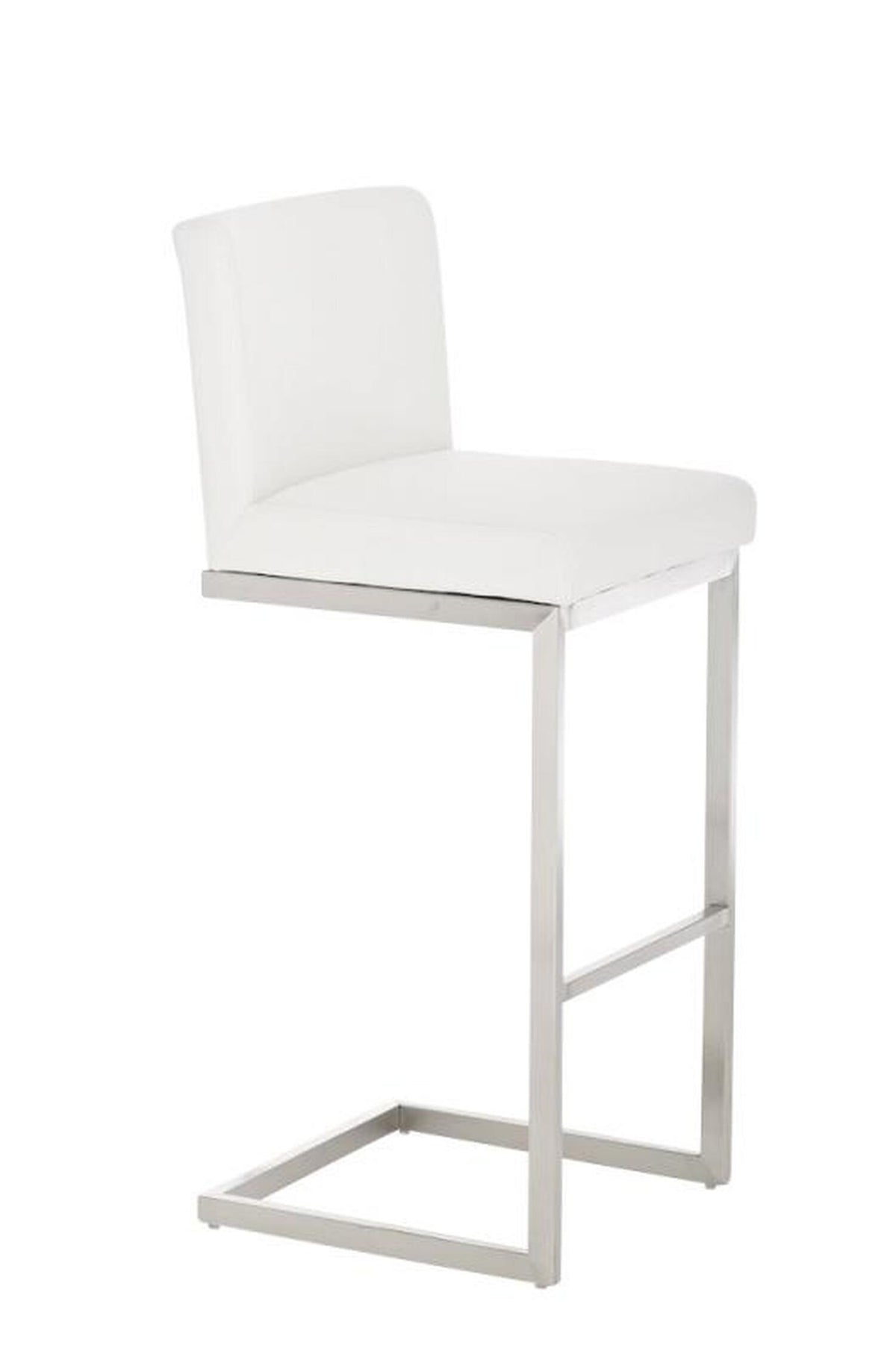 TPFLiving Barhocker Paragon Gestell Edelstahl Kunstleder