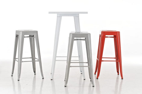 TPFLiving bar stool Joy metal
