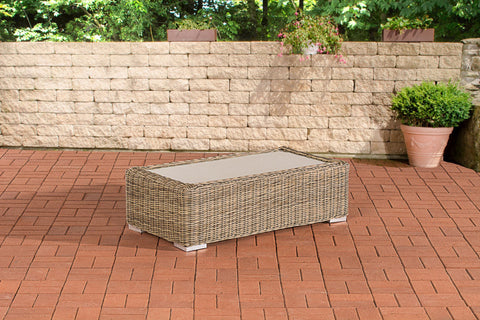 TPFGarden Gartentisch Maden 5mm Polyrattan
