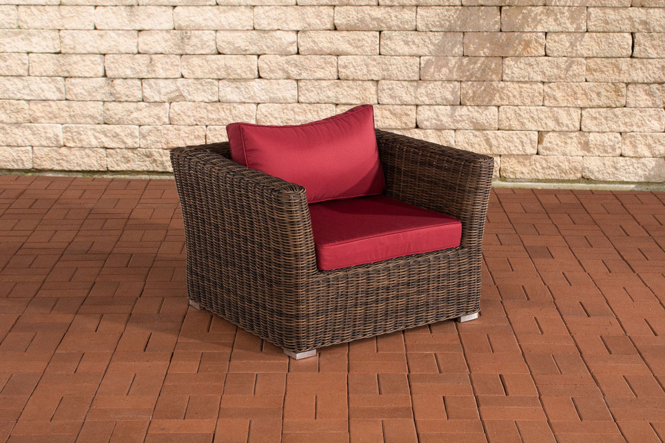 TPFGarden Sessel Mandy Rubinrot