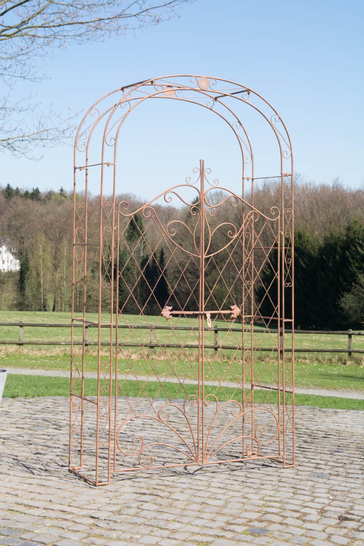 TPFGarden Rosenbogen mit Tor Melia