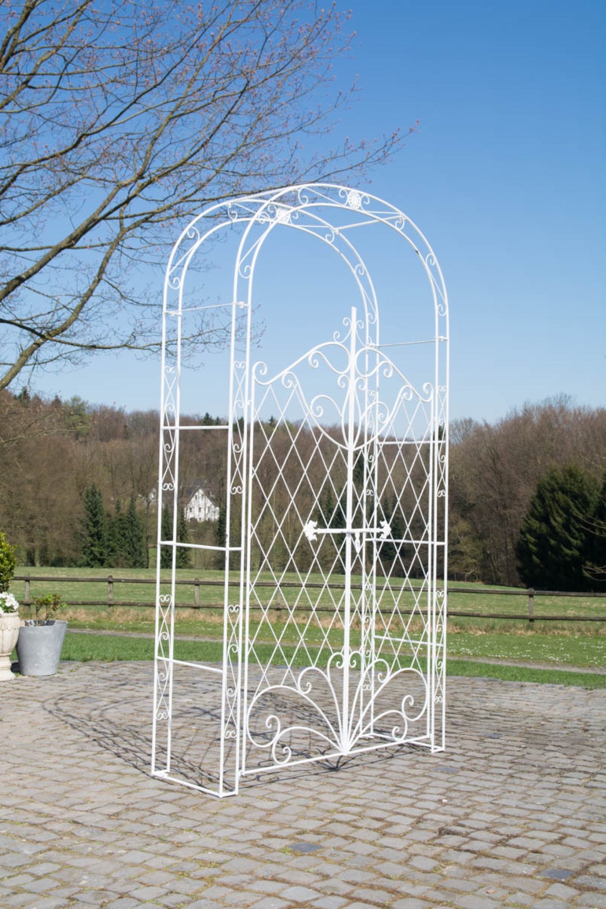 TPFGarden Rosenbogen mit Tor Melia