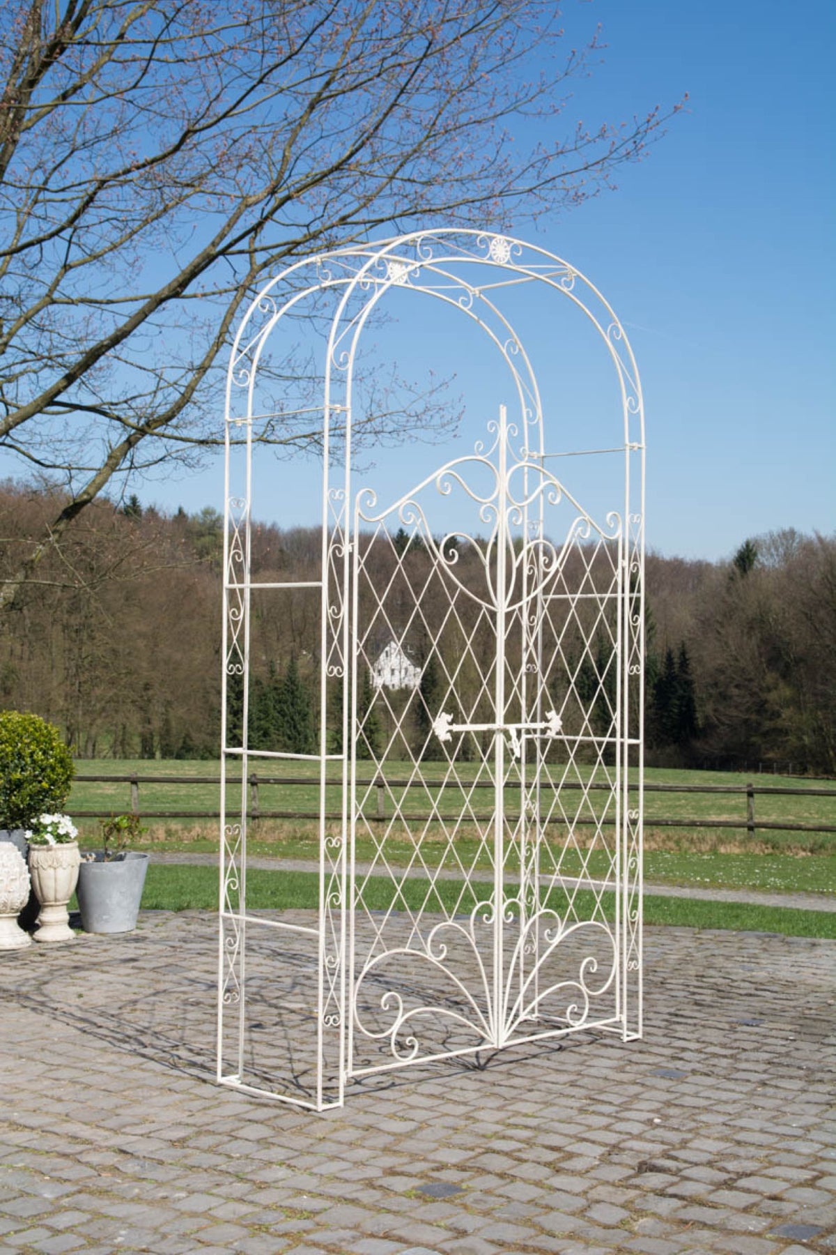 TPFGarden Rosenbogen mit Tor Melia