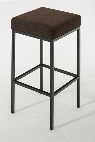 TPFLiving bar stool Montana GS frame black fabric