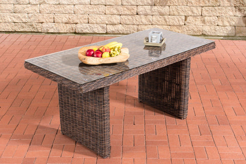 TPFGarden Esstisch Lago 120 Klarglas