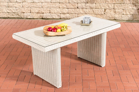 TPFGarden Esstisch Lago 120 Klarglas