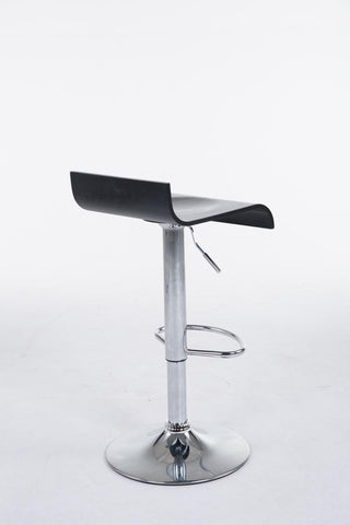 TPFLiving Barhocker Wullf Gestell Metall in Chromoptik Holzsitz