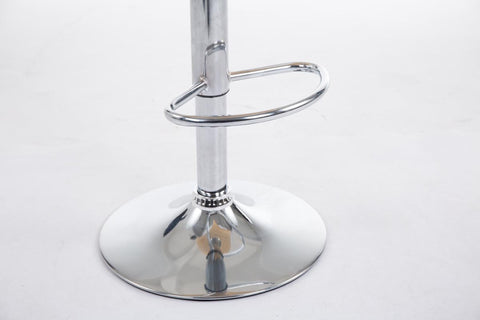 TPFLiving Barhocker Wullf Gestell Metall in Chromoptik Holzsitz