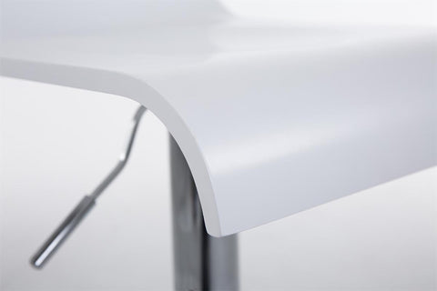 TPFLiving Barhocker Wullf Gestell Metall in Chromoptik Holzsitz