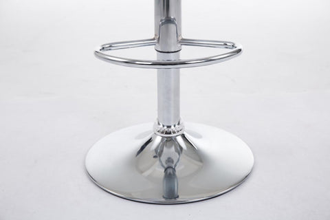 TPFLiving Barhocker Wullf Gestell Metall in Chromoptik Holzsitz