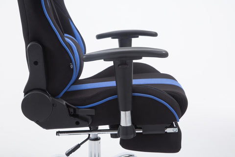 TPFLiving Racing Bürostuhl Limitless Stoff mit Fußablage