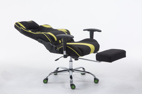 TPFLiving Racing Bürostuhl Limitless Stoff mit Fußablage
