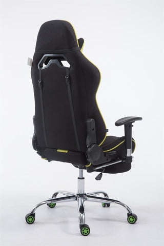 TPFLiving Racing Bürostuhl Limitless Stoff mit Fußablage