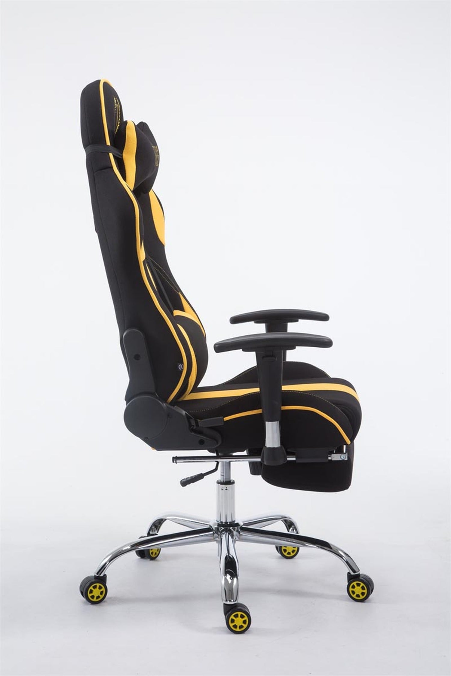 TPFLiving Racing Bürostuhl Limitless Stoff mit Fußablage