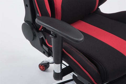 TPFLiving Racing Bürostuhl Limitless Stoff mit Fußablage