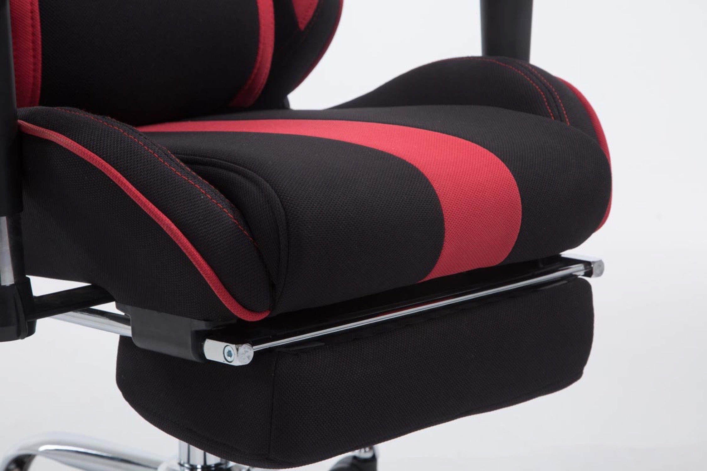 TPFLiving Racing Bürostuhl Limitless Stoff mit Fußablage