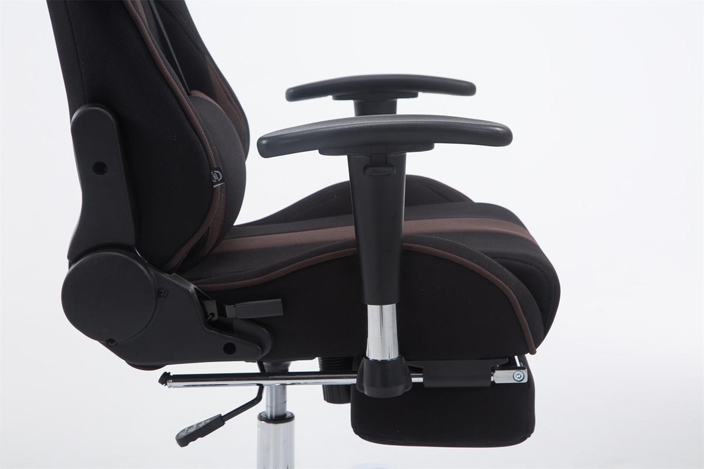 TPFLiving Racing Bürostuhl Limitless Stoff mit Fußablage