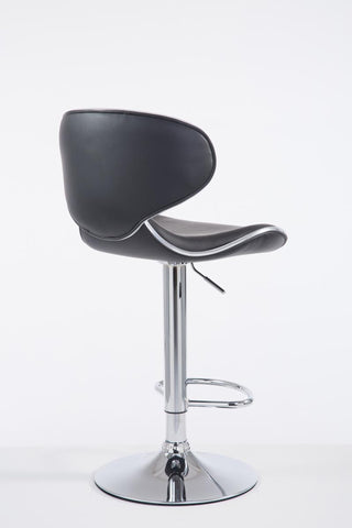 TPFLiving Barhocker Las Palmas Gestell Metall in Chromoptik Kunstleder