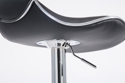 TPFLiving Barhocker Las Palmas Gestell Metall in Chromoptik Kunstleder