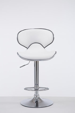 TPFLiving Barhocker Las Palmas Gestell Metall in Chromoptik Kunstleder