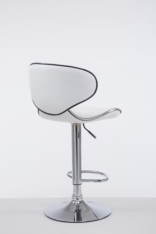 TPFLiving Barhocker Las Palmas Gestell Metall in Chromoptik Kunstleder