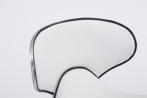TPFLiving Barhocker Las Palmas Gestell Metall in Chromoptik Kunstleder