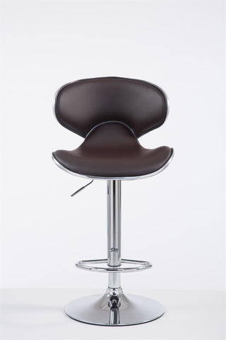 TPFLiving Barhocker Las Palmas Gestell Metall in Chromoptik Kunstleder