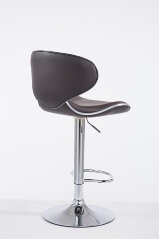 TPFLiving Barhocker Las Palmas Gestell Metall in Chromoptik Kunstleder