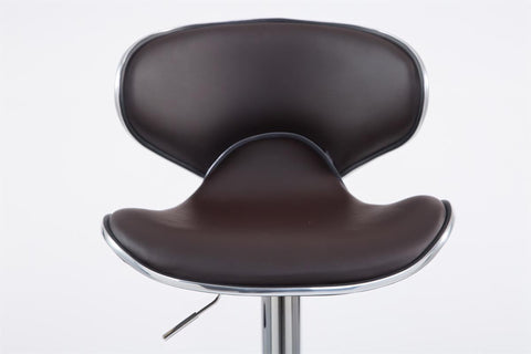 TPFLiving Barhocker Las Palmas Gestell Metall in Chromoptik Kunstleder