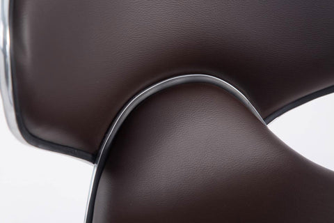 TPFLiving Barhocker Las Palmas Gestell Metall in Chromoptik Kunstleder