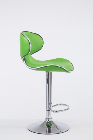 TPFLiving Barhocker Las Palmas Gestell Metall in Chromoptik Kunstleder
