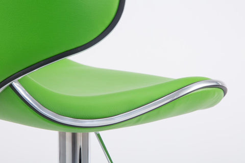 TPFLiving Barhocker Las Palmas Gestell Metall in Chromoptik Kunstleder