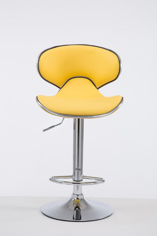 TPFLiving Barhocker Las Palmas Gestell Metall in Chromoptik Kunstleder
