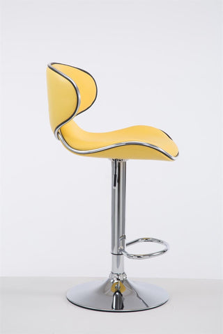 TPFLiving Barhocker Las Palmas Gestell Metall in Chromoptik Kunstleder