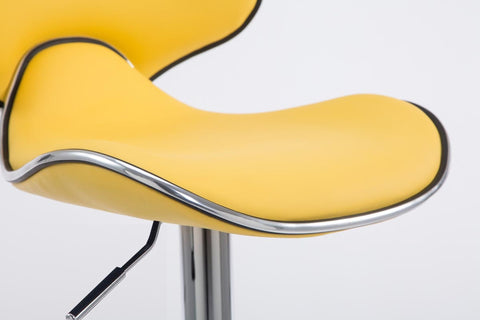 TPFLiving Barhocker Las Palmas Gestell Metall in Chromoptik Kunstleder