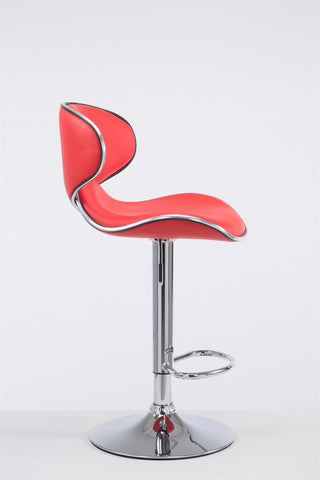 TPFLiving Barhocker Las Palmas Gestell Metall in Chromoptik Kunstleder