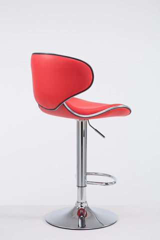 TPFLiving Barhocker Las Palmas Gestell Metall in Chromoptik Kunstleder