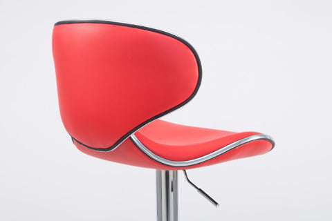 TPFLiving Barhocker Las Palmas Gestell Metall in Chromoptik Kunstleder