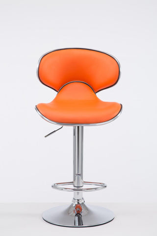 TPFLiving Barhocker Las Palmas Gestell Metall in Chromoptik Kunstleder