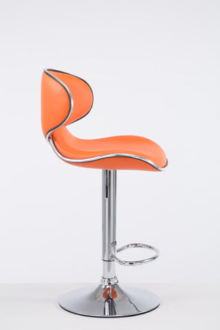 TPFLiving Barhocker Las Palmas Gestell Metall in Chromoptik Kunstleder