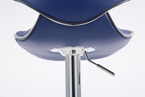 TPFLiving Barhocker Las Palmas Gestell Metall in Chromoptik Kunstleder