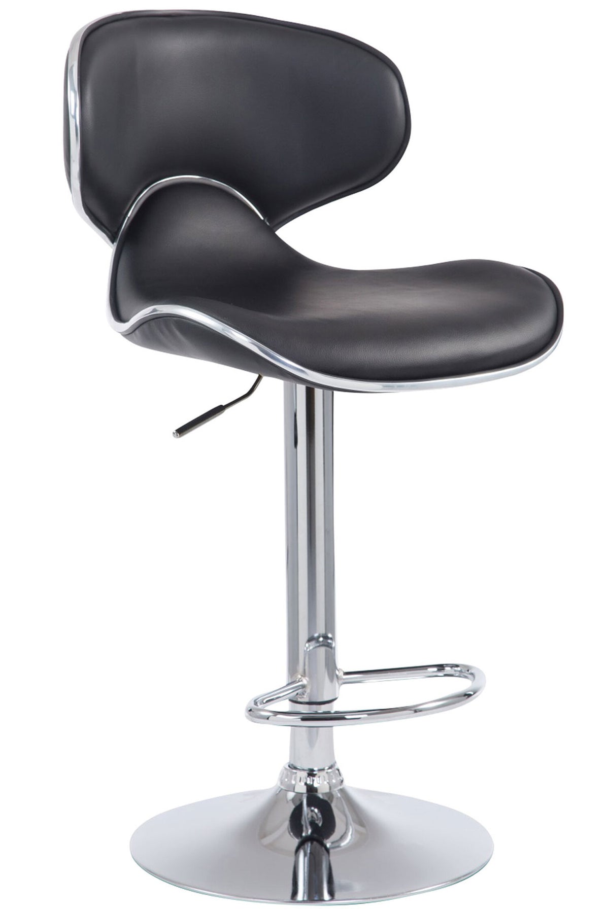 TPFLiving Barhocker Las Palmas Gestell Metall in Chromoptik Kunstleder